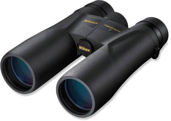 Nikon Prostaff 7s 10x42 Binoculars side angle view