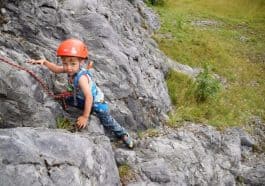rock climbing for children featured